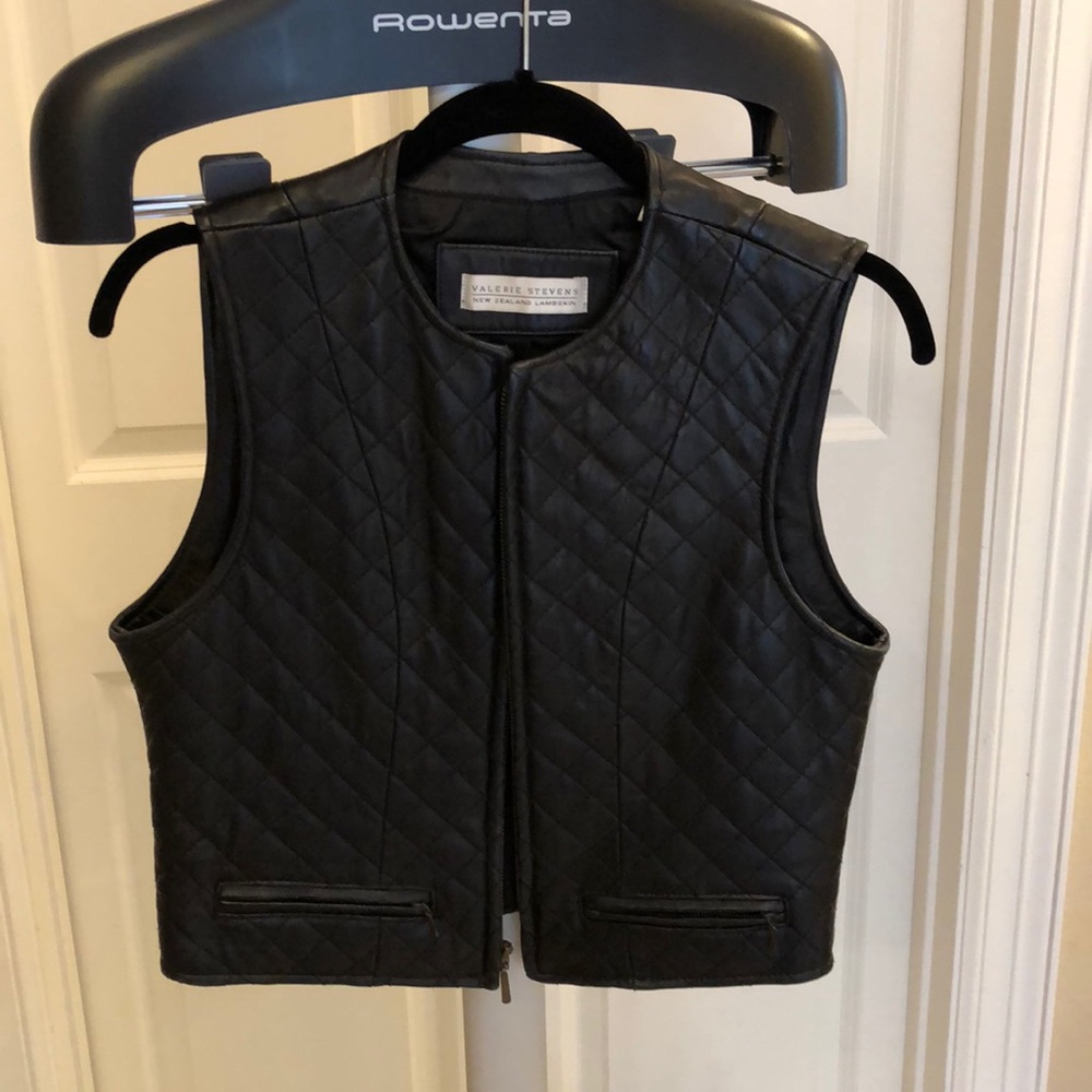 Valerie Stevens New Zealand Lambskin Vest